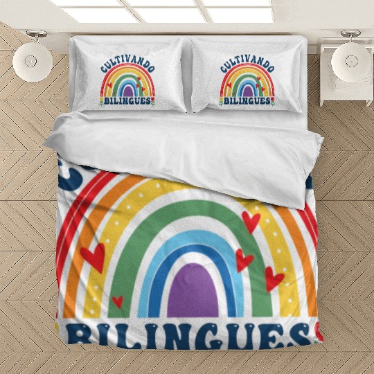 Cultivando Bilingües Spanish Teacher Bedding Sets