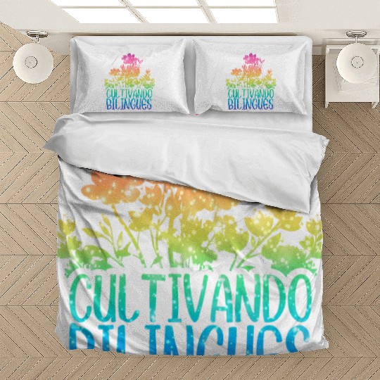 Cultivando Bilingües Spanish Teacher Bedding Sets