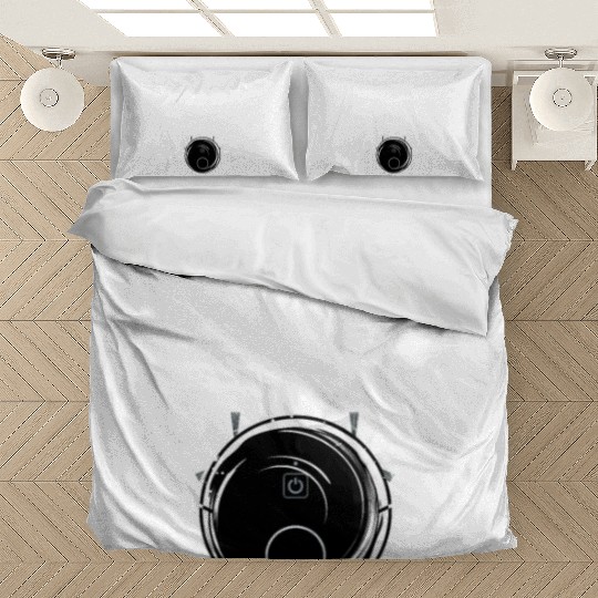 Robot Vacuum Cleaner Space Stars Bedding Sets