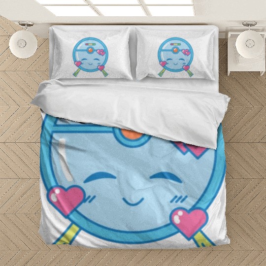 Adorable Kawaii Vacuum Robot Bedding Sets