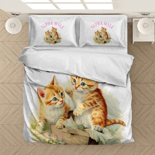 Cottagecore Weird Oddly Specific Alpha Male Bedding Sets