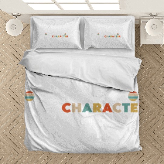 Weird Dads Build Character Funny Dad Bedding Sets