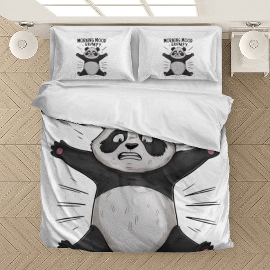 morning mode grumpy i hate morning Bedding Sets