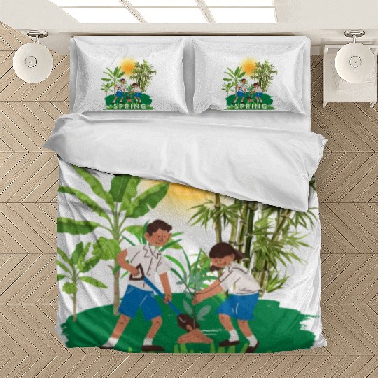 Black spring Lifestyle and Hobbies Bedding Sets