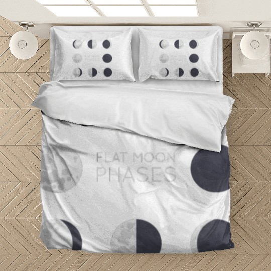Cool Full Moon - Solar Eclipse, Moon Phases Total Bedding Sets