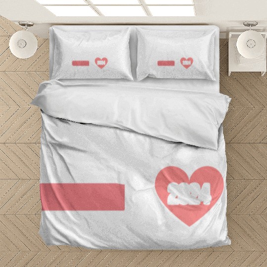 Aunt 2024 loading bar for soon to be auntie Bedding Sets