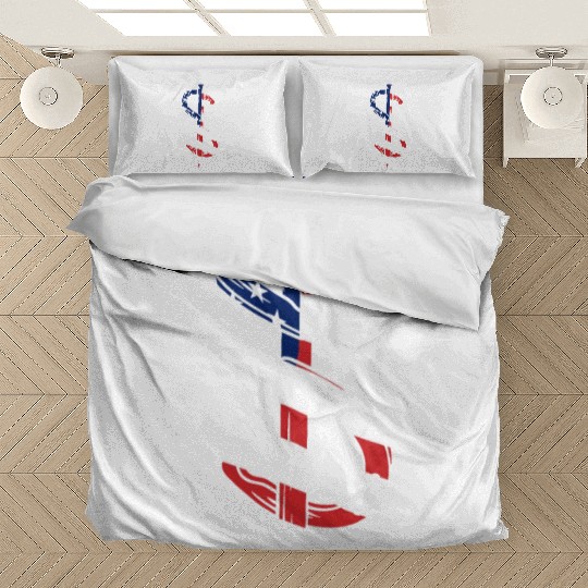 Horseshoe Pitching USA FLag Bedding Sets