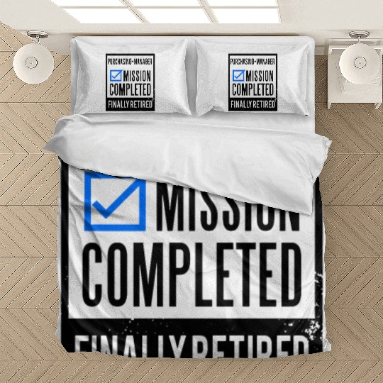 Retirement gift idea Retired Purchasing-Manager Bedding Sets