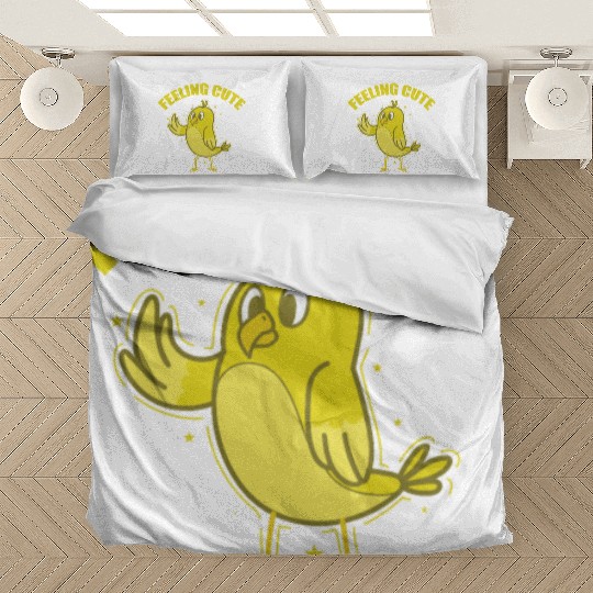 Feeling Cute Canary Bird Bedding Sets