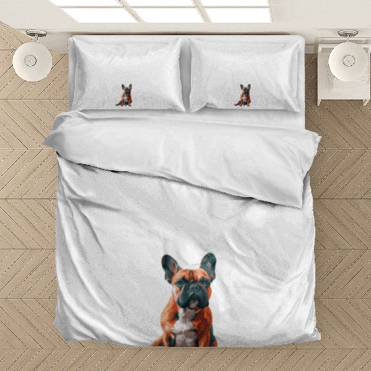 French Bulldog Lovers Proud Frenchie Dad Bedding Sets