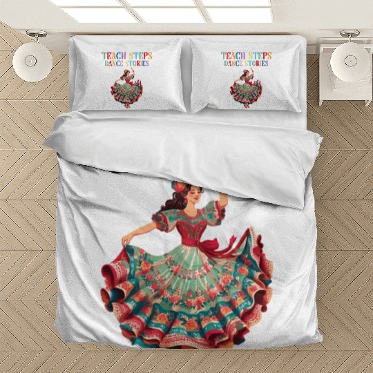 Folklorico Teacher Mexican Dance Ballet Bedding Sets
