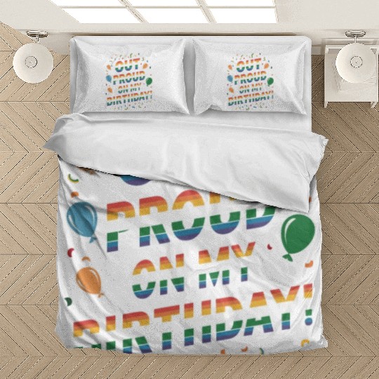 Birthgay Gay Pride Flag Pride Month Equal Rights Bedding Sets