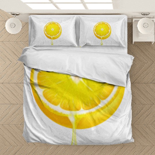 Citrus - Fruits - Orange - Lime - Grapefruit - Lem Bedding Sets