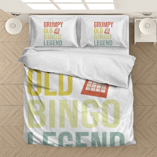 Grumpy old Bingo Legend Bingo Player Bedding Sets