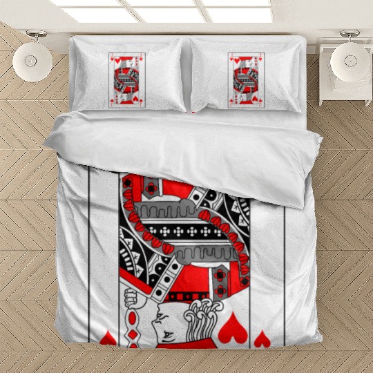 Jack Playing card hearts Bedding Sets