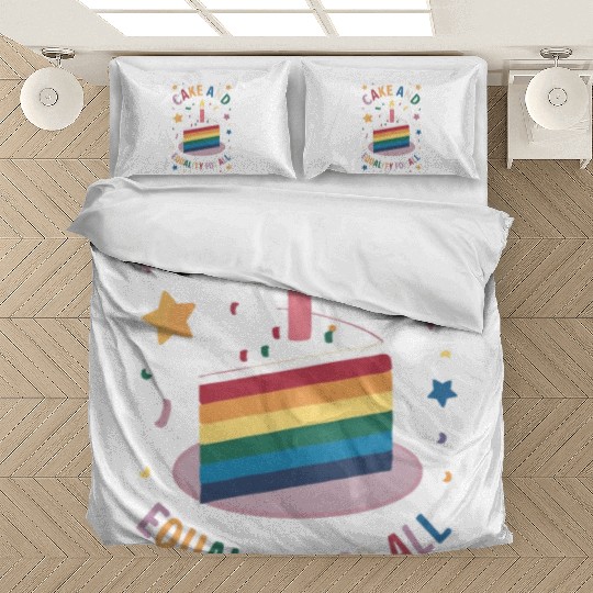 Birthgay Gay Pride Flag Pride Month Equal Rights Bedding Sets