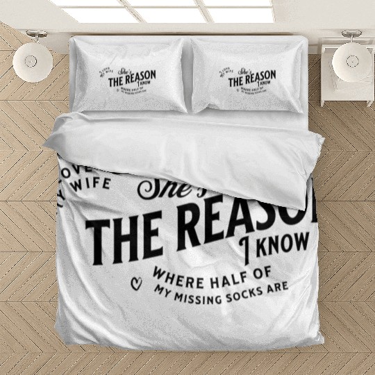 I Love My Wife - Lost Socks Expert Bedding Sets