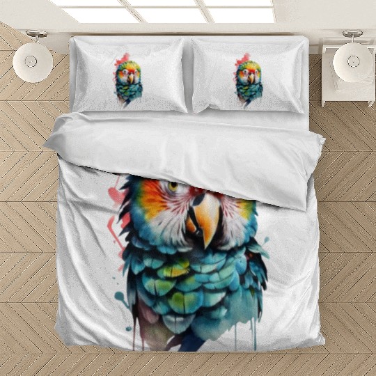 Macaw, Budgie Cockatoo, Parrot Flock Bedding Sets
