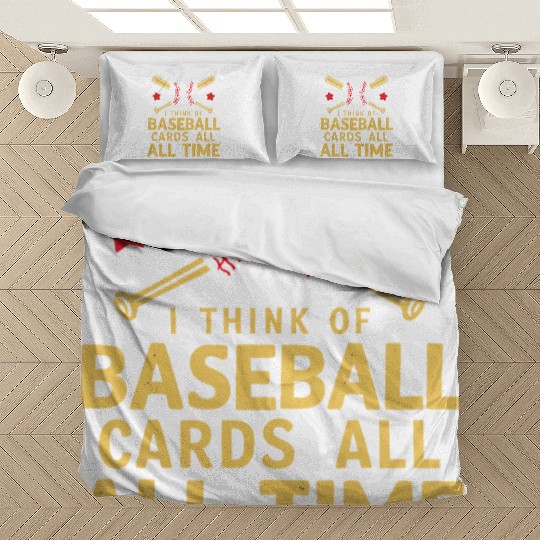 Baseball Cards Baseball Player Baseball Fan Gift Bedding Sets