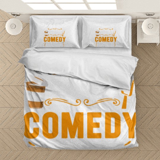 Coffee By Day Comedy By Night Comedian Bedding Sets