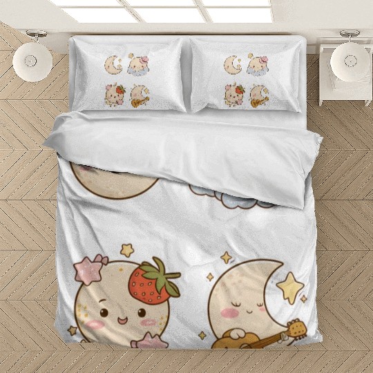 Cute Kawaii moons Bedding Sets