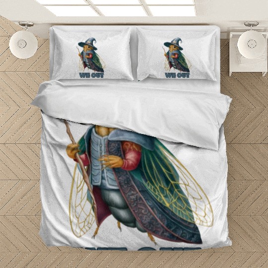 Funny Cicada We Out Cute Cicada Brood Emergence Bedding Sets