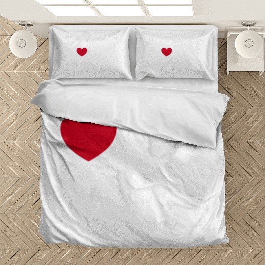 I Love My Schulz Heart Statement Family Bedding Sets