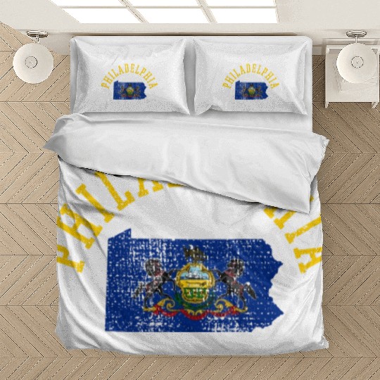 Embrace Your Inner Patriot: Philadelphia USA Flag Bedding Sets