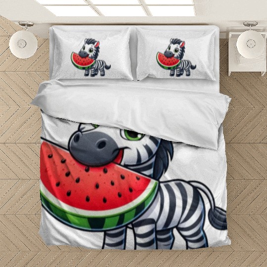 Zebra melon watermelon fruit fruity Bedding Sets