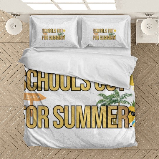Schools Out For Summer Teacher Bedding Sets