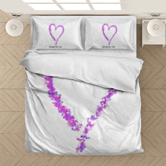 Spread the Love Glitter Heart Bedding Sets