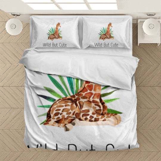Wild but cute giraffe Bedding Sets