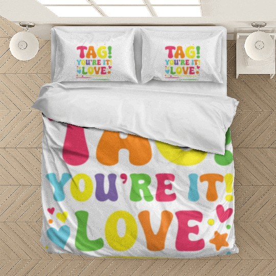 Dear Parents Tag You're It Love Teachers Assistant Bedding Sets