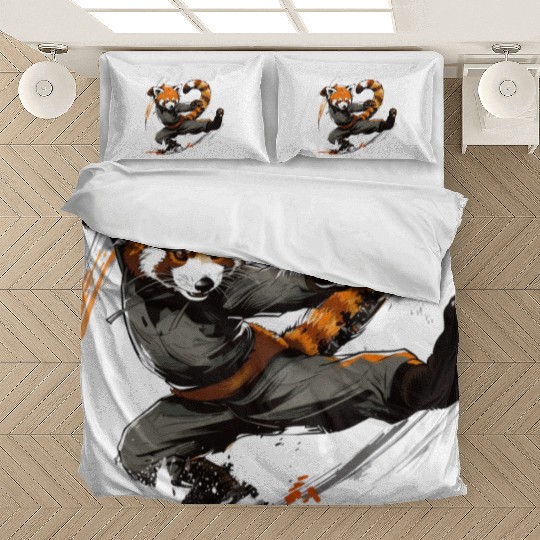 High Kick Red Panda Bedding Sets