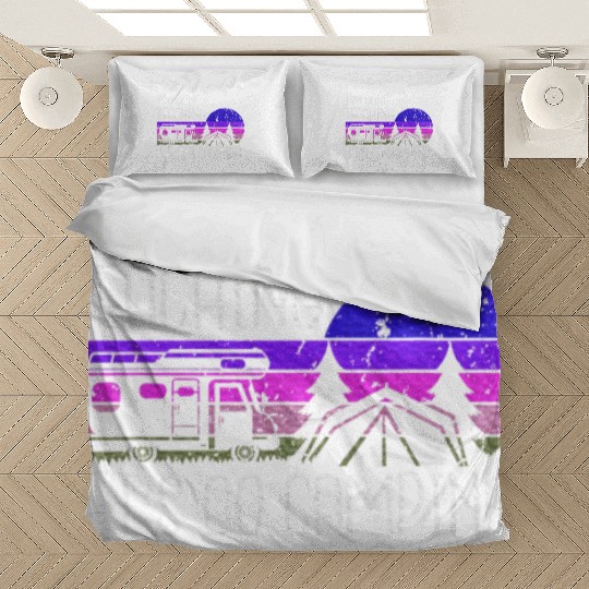 I'm Done Teaching Let's Go Camping Teacher Summer Bedding Sets