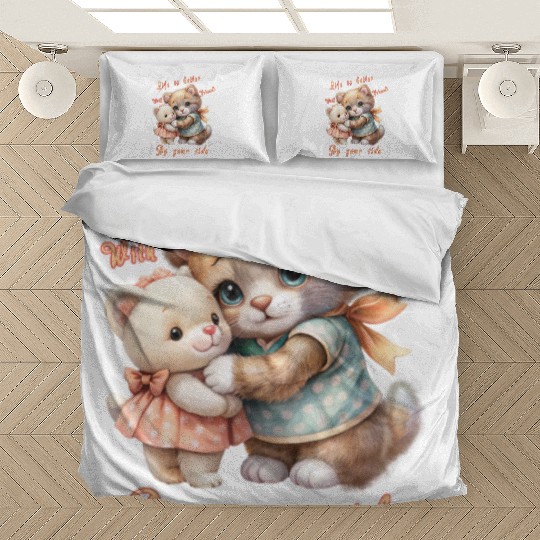 Life is better with friends by your side Bedding Sets