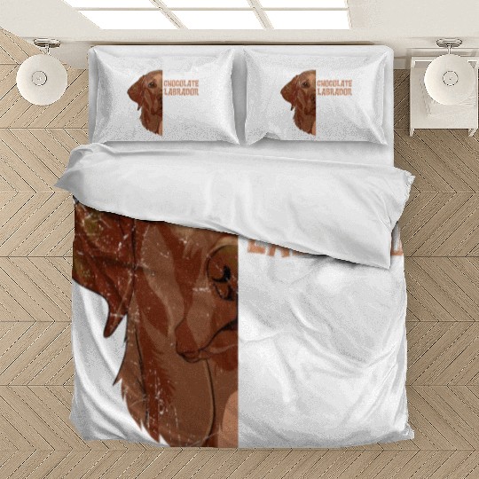 Labrador Dog My Chocolate Labrador my Best Buddy Bedding Sets