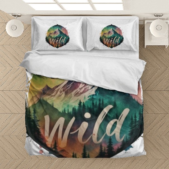 Landscape Mountains Wilderness Bedding Sets