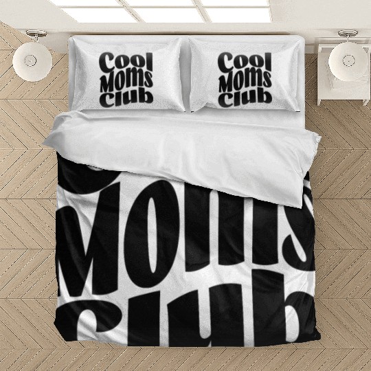 Cool moms club gift present for mama mothersday Bedding Sets