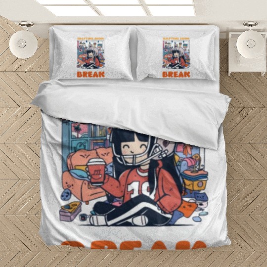 Football Mom Halftime Show: Mom Takes Coffee Break Bedding Sets