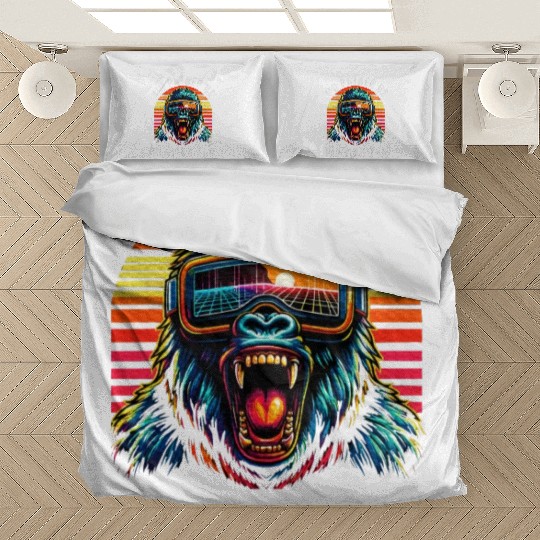 I'd Rather Be Playing Tag Ape Monkey Tag Primate Bedding Sets
