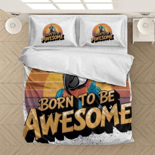 Macaw Parrot for a Bird Lover Animal Lover Bedding Sets