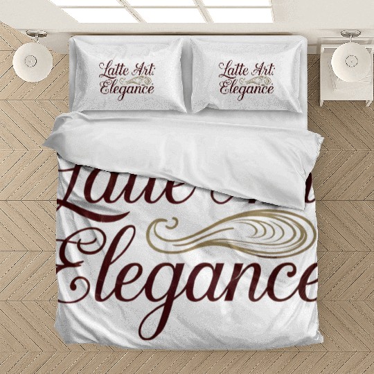 Latte Art Elegance Design - Stylish Coffee Wear Bedding Sets
