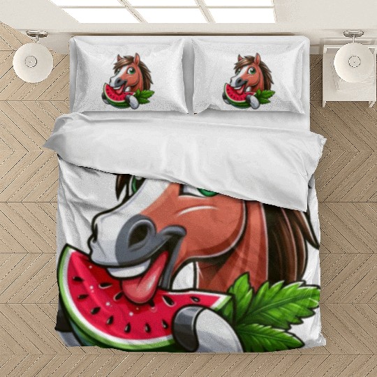 Horses Horse Lover Farmer Melon Summer Bedding Sets
