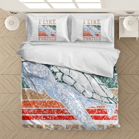 I Like Turtles Lover Turtle Pet Animal Bedding Sets