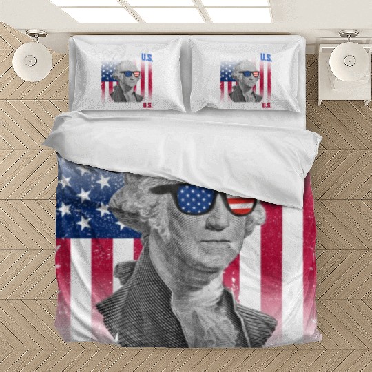 They Hate US Cuz They Ain't US George Washington Bedding Sets