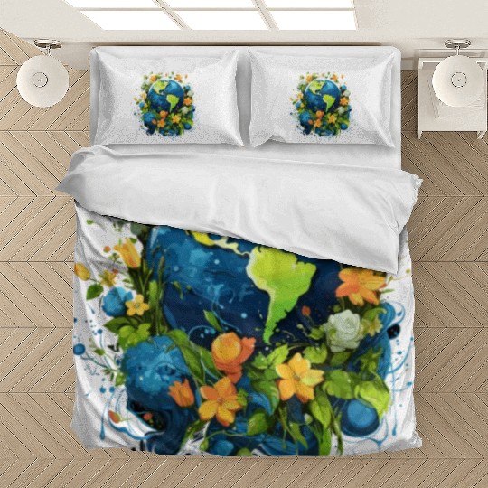 Respect Your Mother Earth Day Save Our Planet Bedding Sets