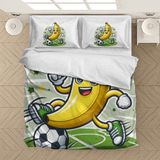 Banana Soccer Bedding Sets