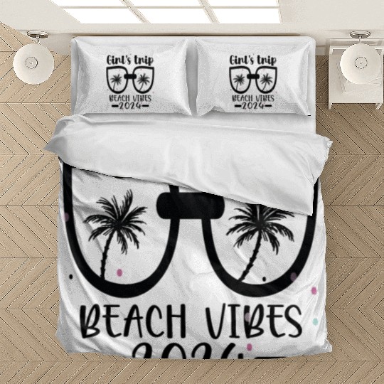girls 2024 trip Bachelorette Vacation Women beach Bedding Sets