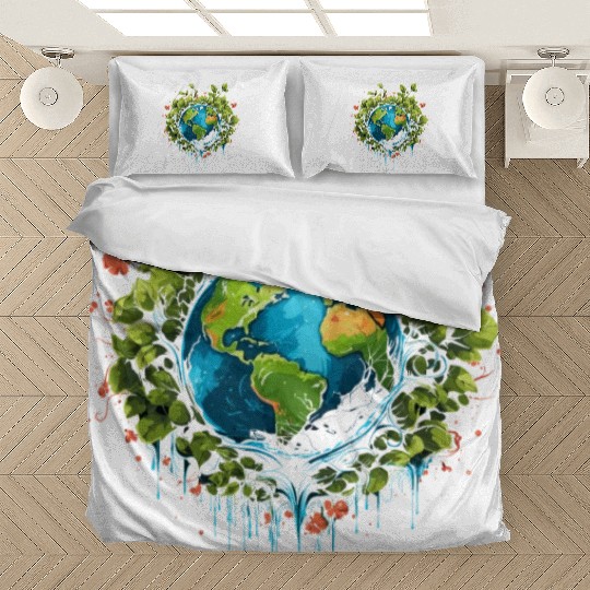 Respect Your Mother Earth Day Save Our Planet Bedding Sets